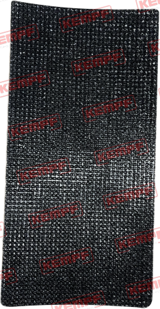 137054 Kempf Anti-Spray-Matte, b=400, l=800, schwarz, mit KEMPF-Logo